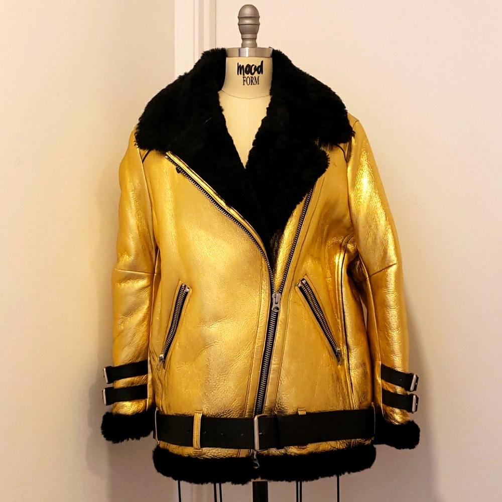 Acne Studio Velocite Shearling Jacket